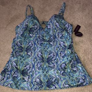 Swim by Cacique Balconette‎ 36D Tankini Top